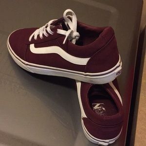 Maroon Vans